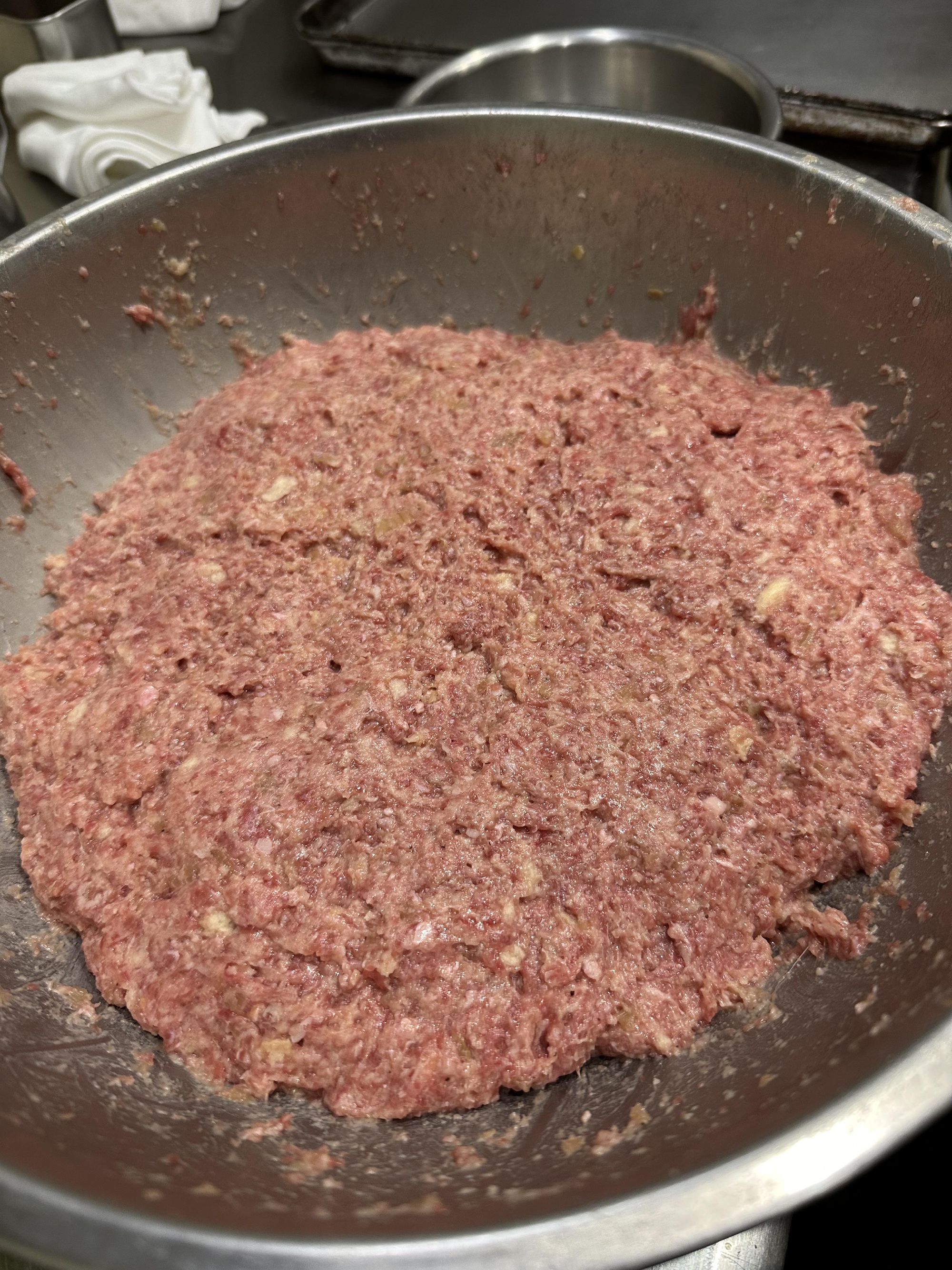 今日の夕飯はハンバーグ